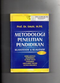Image of Metodologi Penelitian Pendidikan : Kuantitatif & Kualitatif